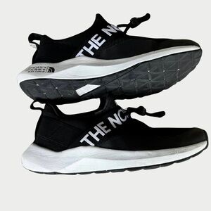 The North Face Surge Pelham Black & White Sneakers with Breathable Mesh